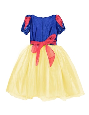 Vestido Fantasy Ruz Blancanieves manga globo para niña