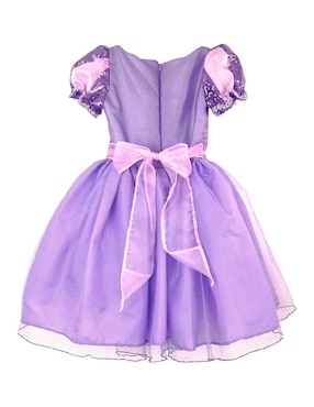 Vestido Fantasy Ruz manga globo para niña