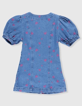 Vestido Old Navy manga globo para niña