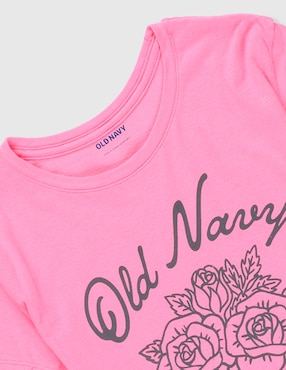 Playera Old Navy manga larga para niña