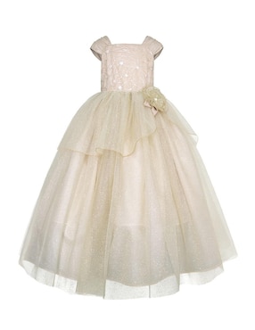 Vestido Gerat Austria manga con pliegues para niña