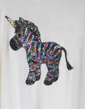Blusa Roman Fashion Unicornio para niña