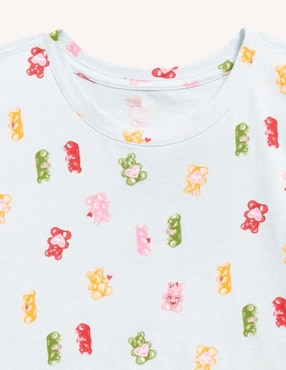 Playera Old Navy manga corta para niña
