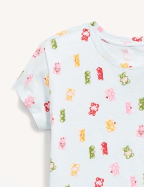 Playera Old Navy manga corta para niña