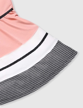 Vestido Fiorella manga corta para niña