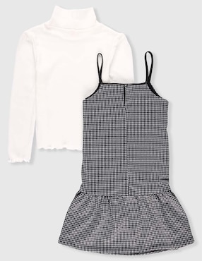 Conjunto Fiorella de algodón para niña