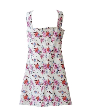 Vestido Carana Flor Granate para niña
