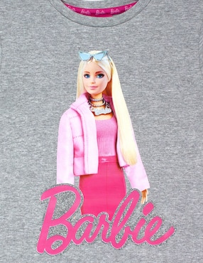 Playera Barbie Barbie manga corta para niña
