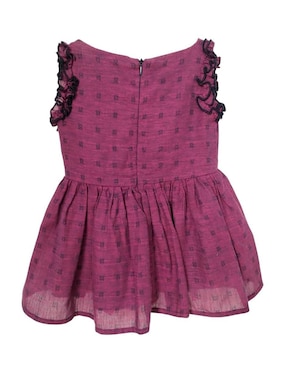 Vestido Carana Voile Púrpura para niña