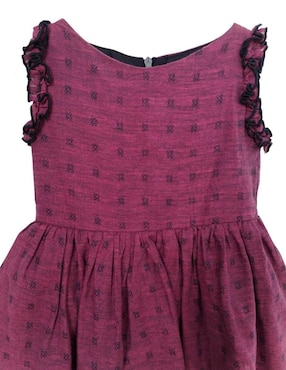 Vestido Carana Voile Púrpura para niña