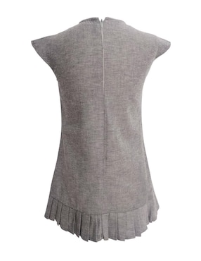 Vestido Carana Mezclilla manga cap para niña