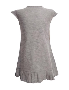 Vestido Carana Mezclilla manga cap para niña