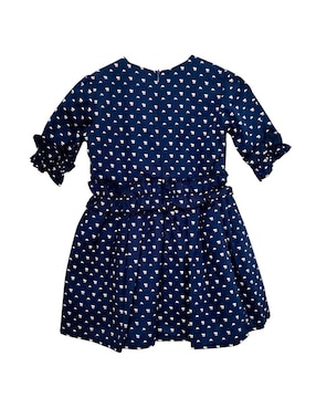 Vestido Carana Delfines y Gatitos manga regular para niña