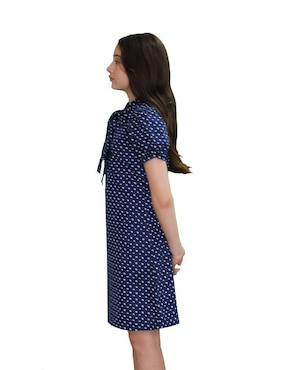 Vestido Carana Delfines y Gatitos manga regular para niña