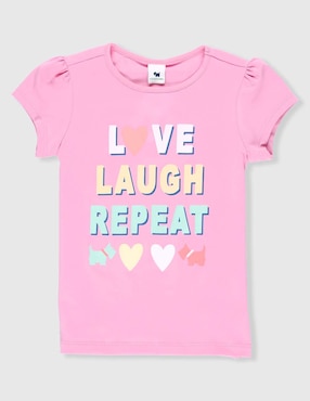 Playera Ferrioni manga corta para niña