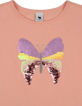 Playera Ferrioni Serafin manga corta para niña