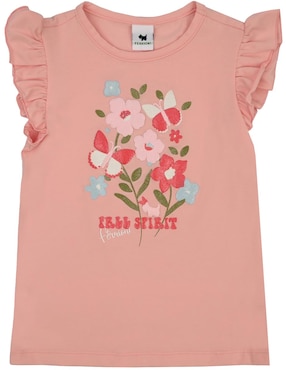 Playera Ferrioni Freesy manga corta para niña