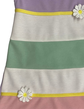 Vestido Fiorella manga cap para niña