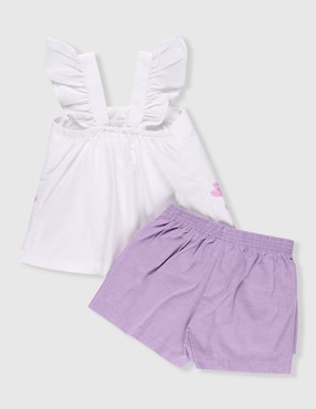 Conjunto casual Fiorella para niña