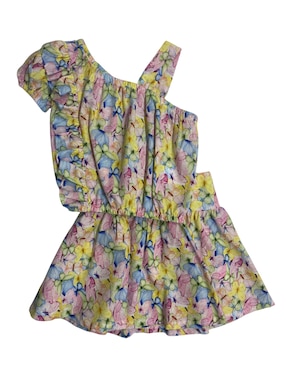 Conjunto casual Fiorella de algodón para niña