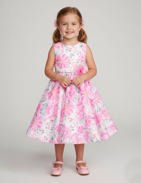 Vestido Gerat sin manga para niña