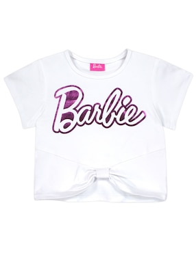 Playera Barbie para niña