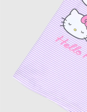 Playera Hello Kitty Hello Kitty manga corta para niña