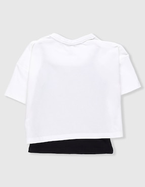 Set playera Hello Kitty Kuromi manga corta para niña