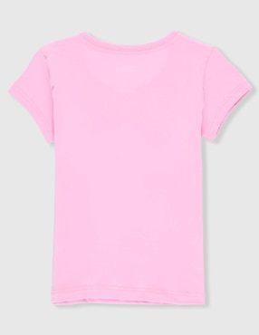 Playera Disney Stitch manga corta para niña