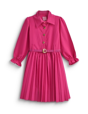 Vestido Flory Mila 11 manga con puño para niña