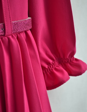 Vestido Flory Mila 11 manga con puño para niña