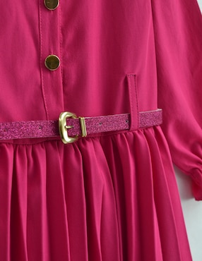 Vestido Flory Mila 11 manga con puño para niña
