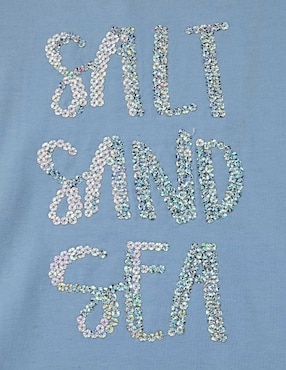 Playera Ferrioni Sand manga corta para niña