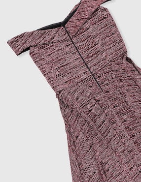 Vestido Pink & Violet hombros descubiertos para niña