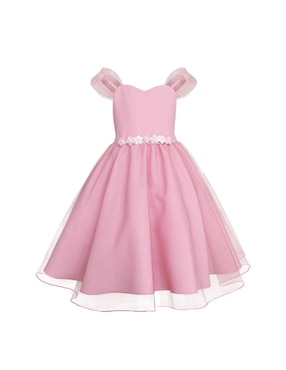 Vestido Gerat Primavera Fiesta manga cap para niña