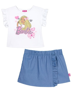 Conjunto Barbie para niña