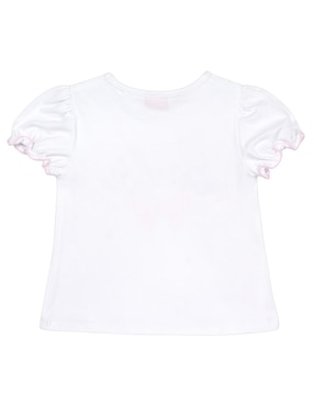 Playera Barbie Barbie manga corta para niña