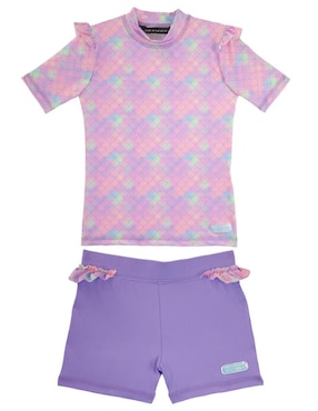 Conjunto wetshirt Skysoul estampado gráfico para niña