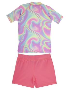 Conjunto wetshirt Skysoul estampado gráfico para niña