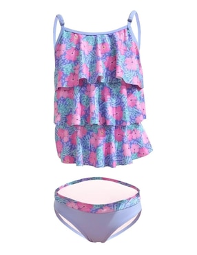Traje de baño Bikini Mermaids 123 Tropical Flowers para niña