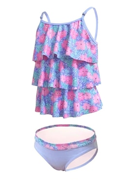 Traje de baño Bikini Mermaids 123 Tropical Flowers para niña