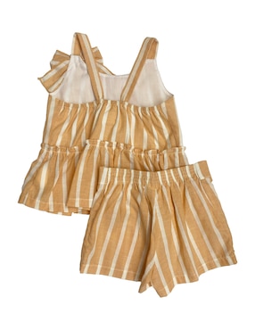 Conjunto Fiorella de algodón para niña