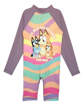 Traje de baño completo Bluey para niña