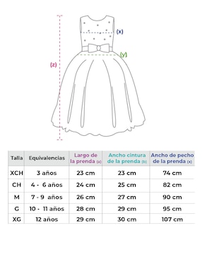 Vestido Flory Catalina para niña