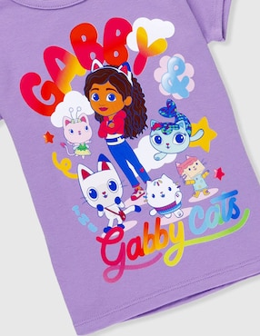 Conjunto Gabby's Dollhouse de algodón para niña