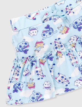 Conjunto Gabby's Dollhouse de algodón para niña