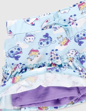 Conjunto Gabby's Dollhouse de algodón para niña