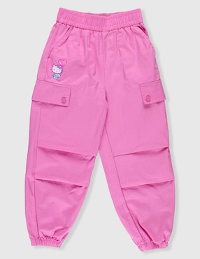 Jeans jogger straight Hello Kitty para niña
