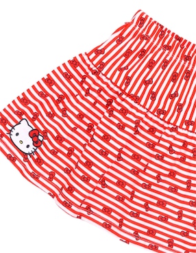 Falda Hello Kitty Hello Kitty de algodón para niña