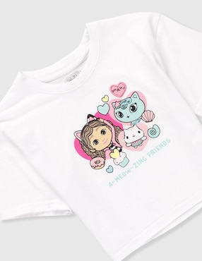 Conjunto Gabby's Dollhouse de algodón para niña
